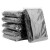 海斯迪克 HKY-85 加厚平口黑色垃圾袋 酒店环卫商用工业办公专用 黑色塑料袋平口大垃圾袋（100只） 90*100cm