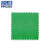 品乐涤 PVC工业地板 工业车间塑料地板拼接耐磨耐压车库软地 50×50cm×6mm 绿色(柳叶纹) 1块