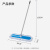 地球卫士 大号棉线尘推平板拖把排拖90CM办公室家政工厂车间商场保洁吸水去污可拆卸（1个装）