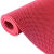 防滑地垫厨房厕所浴室户外商用pvc塑料镂空防水垫地毯门垫防滑垫 红色S形:4.5毫米厚 :软料熟胶 30*60cm