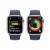 苹果（Apple）Watch Series 9 电话智能运动苹果手表S9 男女通用款 2023年新款 【S9】风暴蓝 【运动型表带M/L】 41毫米 GPS款 铝金属
