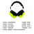 耐呗斯 32dB隔音降噪耳罩 可调节头戴式防噪音睡眠耳机 工业车间装修 NBS32E03 绿色 1副