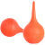 铂特体 橡胶洗耳球 皮老虎气吹红色橡胶球 实验室清洁橡胶球实验清洁球 中号 60ml