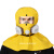 防毒面具全面罩化工喷漆农药防尘防护呼吸器全脸封闭头罩放毒帽子 黄色套装