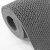 麦锐欧 PVC塑胶S型镂空防水游泳池地毯地垫浴室防滑垫 灰色 厚4.5mm宽0.9m 15米/卷