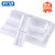 科力邦（Kelibang） 塑料袋 白色透明一次性包装袋200只装加厚 30*47cm 外卖打包手提背心式垃圾袋 KB1009