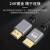 HDMI2.0 4k高清线micro mini hdmi迷你4k高清线传输数据铝壳弹簧伸缩拉伸延长线 直头HDMI2.0公对HDMI公4K 弯曲0.5M