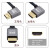 HDMI2.0 4k高清线micro mini hdmi迷你4k高清线传输数据铝壳弹簧伸缩拉伸延长线 直头HDMI2.0公对HDMI公4K 弯曲0.5M