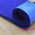 商用 PVC塑胶地垫门口防水防滑丝圈红地毯室外进门迎宾加厚脚垫 蓝色 0.8*1.2米