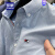 罗蒙（ROMON）品牌高端 纯棉衬衣男长袖出口剪标牛津纺中青年商务休闲衬衫 蓝色 190/3XL(建议180-200斤)