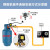 椁俊燃气报警器商用煤气泄漏餐饮饭店天然气液化气工业可燃气体探测器 单头尖嘴阀电磁阀联动款