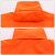 海斯迪克 分体单条环卫雨衣雨裤套装 安全反光警示双层清洁工路政园林 橘色套装 XL 