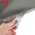 麦锐欧 PVC镂空地垫 塑胶防滑垫 S型防水垫地毯 4.5mm厚*1.6米宽*15米/卷 灰色