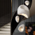 HUGO LITE楼梯吊灯侘寂风创意灯设计师款日式别墅灯样板房民宿复式loft灯具 A款单个吊灯-浅灰
