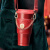 星巴克（Starbucks） 线下发售款 圣诞复古系列   不锈钢随行杯 配杯套 500ml 500ml 复古红 500ml