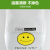 ubag 透明笑脸背心袋 商超家用外卖打包手提塑料袋 30*50【50个】单位：捆
