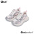 Ocai Runtech3.0 樱花银粉 做旧“超声波”跑鞋 国潮牌厚底运动 樱花银粉 36