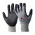 3M 防护手套舒适型防滑耐磨手套劳保手套高透气性抗油污耐磨防滑丁腈掌浸手套灰色 舒适防滑耐磨手套-灰色 M码
