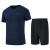 361°运动套装男士夏季跑步训练健身服休闲宽松短袖短裤 652414001H-2