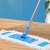 囍夫人平板拖把木地板干湿两用一拖(蓝色55cm中号【加厚款】（共1块布）