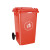 圣路欧C  垃圾桶绿色户外分类垃圾桶物业小区环卫室外酒店商用塑料带轮带盖大容量100A-1规格 530*470*795mm