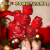 都茉玫瑰草莓糖葫芦硅胶模具圣诞节玫瑰苹果糖果巧克力食品级硅胶磨具 15连玫瑰花硅胶模具