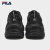 斐乐（FILA）鱼刺3代老爹鞋女鞋2024春新款休闲鞋厚底增高鞋运动鞋 黑-BK 35.5