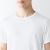 无印良品 MUJI 男式 莱赛尔 圆领 短袖T恤 男士男款 白色 L (175/100A)
