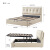 顾家家居（KUKA）现代简约储物床皮床双人床卧室大床8173白1.8m+独袋弹簧乳胶垫