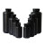 黑色塑料瓶125/250/500/1000ml大口窄口HDPE密封液体罐样品储存瓶 小口 1000ml