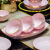 麦奇翔法兰晶2023新款粉色可爱饭碗异形吃饭碗家用DIY自由搭配陶瓷餐具 米分色DIY餐具自由搭配 5英寸/飯碗