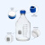 液相色谱流动瓶 GL45多孔盖  流动相瓶 溶剂瓶100/250/500/1000ml 开口瓶盖(黄色)