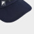 FILA 斐乐官方男帽空顶帽2024夏季新款高尔夫运动帽鸭舌帽遮阳帽 潮汐蓝-DB XS