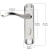 虎顿（HOTUN）不锈钢卫浴门锁铝合金单舌执手锁厕所卫生间洗手间门锁孔距110