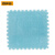 百步达 D-519 植绒泡沫地垫 拼接防滑垫可裁剪水洗地毯 30*30*1.3CM蓝色