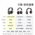 代尔塔（Deltaplus）耳罩防噪音降噪工业睡觉睡眠学习专用耳机 103016黑橙色(强力降噪33dB