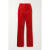 菲拉格慕（Ferragamo） 情人节礼物 女士 水晶缀饰高腰直筒牛仔裤 红色 40 IT