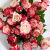 多头小玫瑰鲜花花束南昆地直发速递同城家用水养花 百合4朵+玫瑰3朵+小菊2支