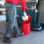 防火垃圾桶危废化学品钢制阻燃危险品废弃物实验室废品废液收集桶 6加仑/22.6升  红色