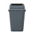 科力邦（Kelibang） 户外垃圾桶 大号商用环卫垃圾桶带盖小区办公分类垃圾箱塑料翻盖垃圾桶60L KB1013 灰色