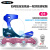 m-cro瑞士迈古 轮滑鞋 儿童男女旱冰鞋溜冰鞋滑冰鞋滑轮鞋ZT3 蓝色1双鞋 L(37-40码)8岁以上
