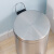 欧润哲 垃圾桶 5L不锈钢砂光 脚踏有盖翻盖卫生间办公室客厅拉丝垃圾篓脚踏圆桶