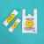 庄太太【三丝38*58/90只】塑料袋透明笑脸手提塑料袋背心食品方便购物打包装笑脸袋子