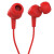 JBL C100SI 入耳式耳机 C200SI 安卓苹果手机通用 线控带麦重低音耳机 游戏耳机 C100SI 红
