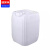盛美特化工桶堆码加厚带盖工业桶桶塑料桶废液桶 20L白色方形桶
