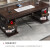 中伟新中式实木书桌椅组合家用书法写字台办公桌书画桌子200cm含椅*1