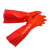 春蕾969-45保暖手套PU绒里2双 45cm加长加厚加绒防水防滑手套 红色L码