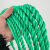 者也 绳子尼龙绳塑料绳耐磨晾衣绳户外手工编织货车捆绑绳绿色绳子 6mm*100米