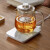 忆壶茶（YIHUTEA） 茶壶玻璃泡茶壶玻璃茶具 茶水分离煮茶壶玻璃水壶保温加热煮茶器 【含2杯】650ML泡茶壶