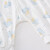 童泰夏季0-1岁男女婴儿分腿拉链睡袋 TS12C361 蓝色 73
